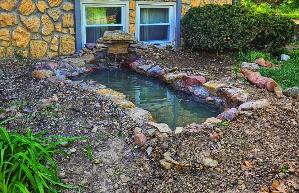 Backyard pond Landscaping USA 10