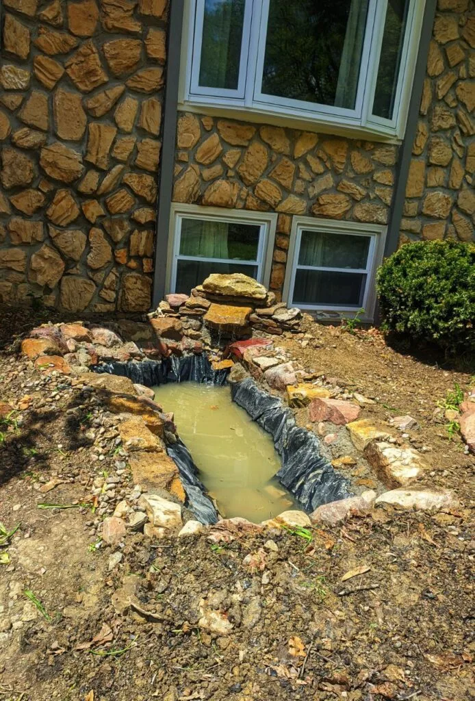 Backyard pond Landscaping USA 9