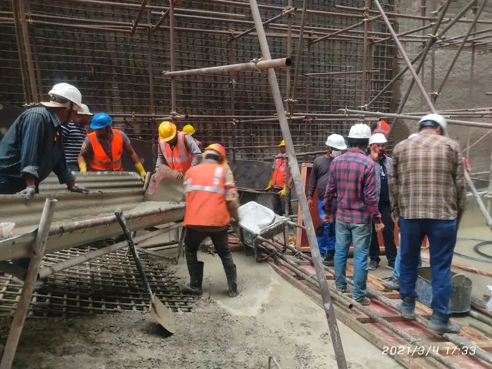 Concreting MMHPS 7 1