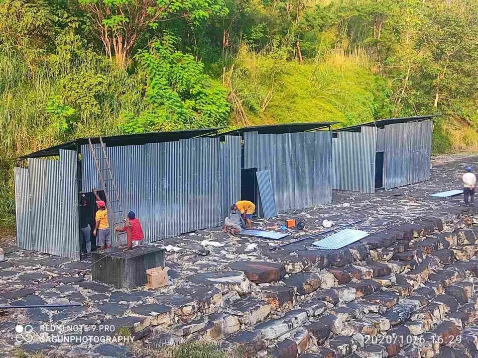 Site installation middle marsyangdi hydropower