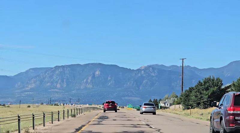 On the way to colorado springs mountains began to appear nirav khanal