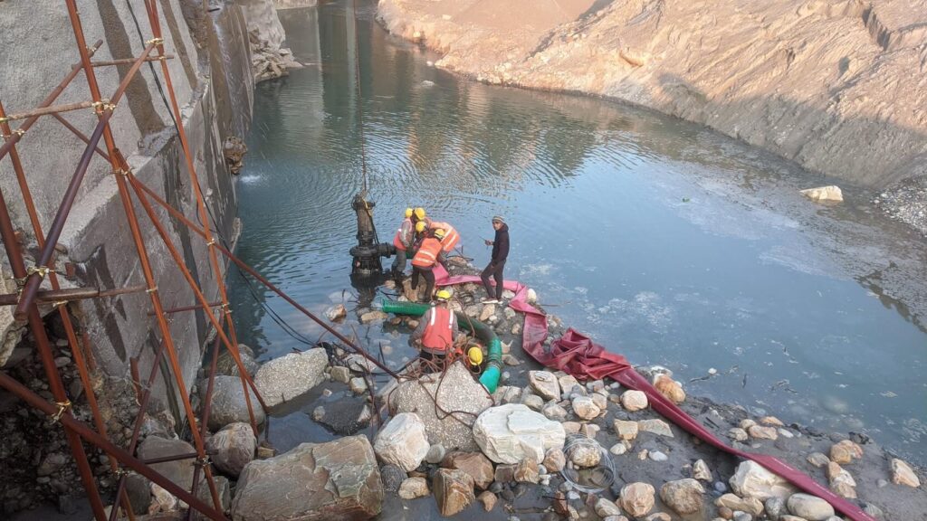 middle marsyangdi hydropower pump