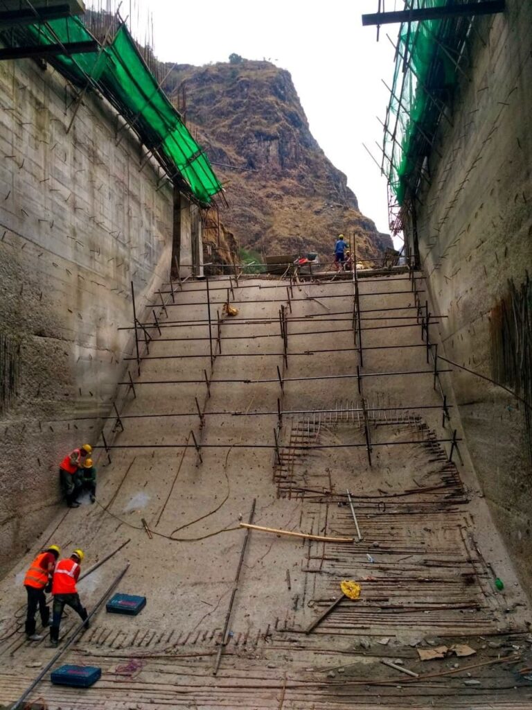 Middle Bhotekoshi Hydropower ms pipes